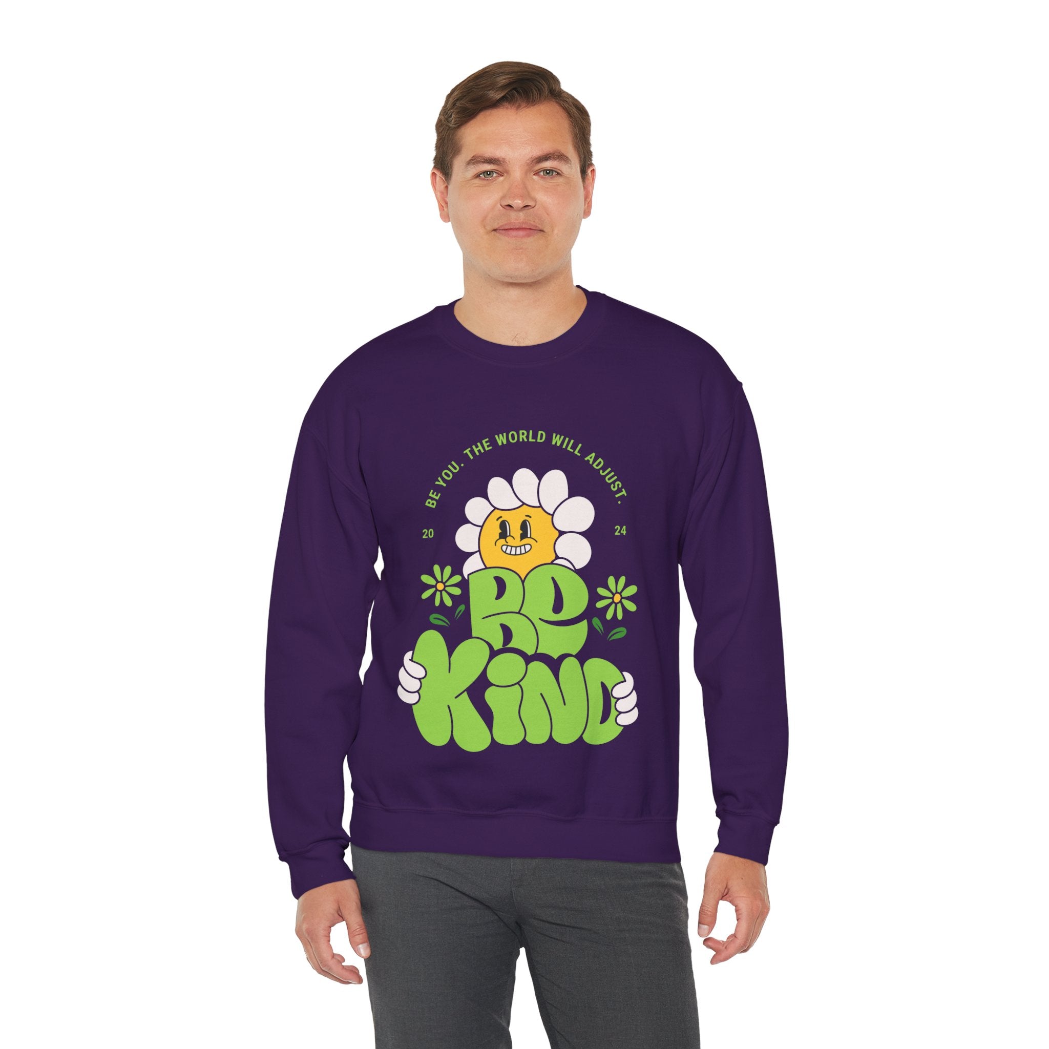 Trending Typo Design Crewneck Sweatshirt