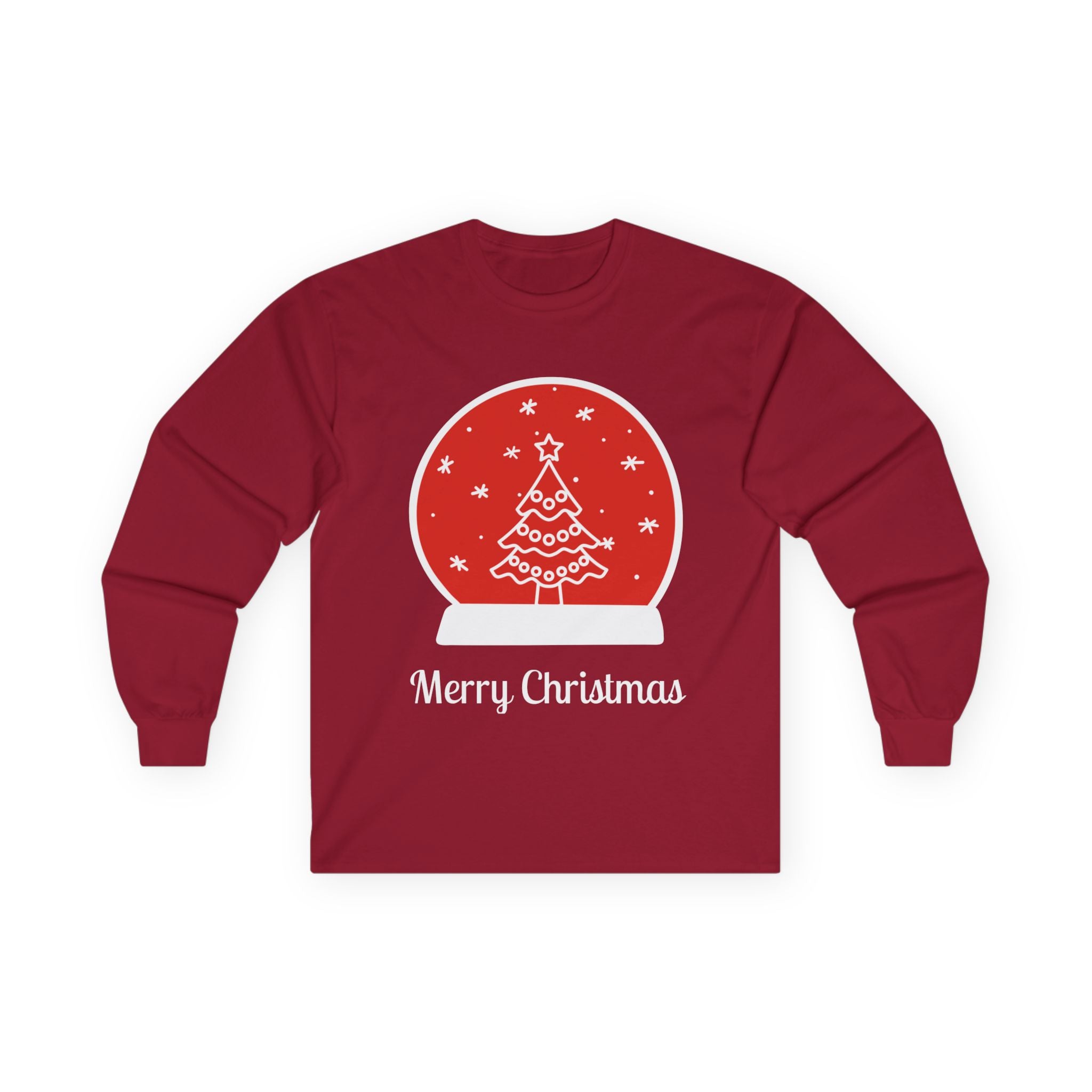 Christmas Design Cotton Long Sleeve Tee