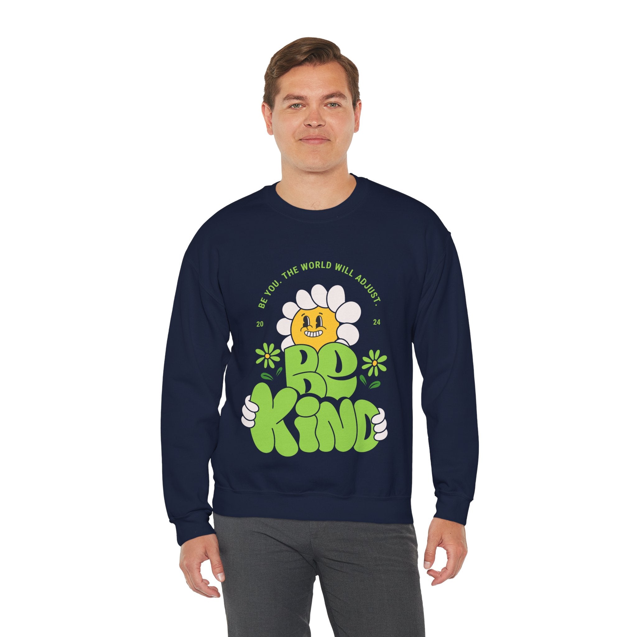 Trending Typo Design Crewneck Sweatshirt