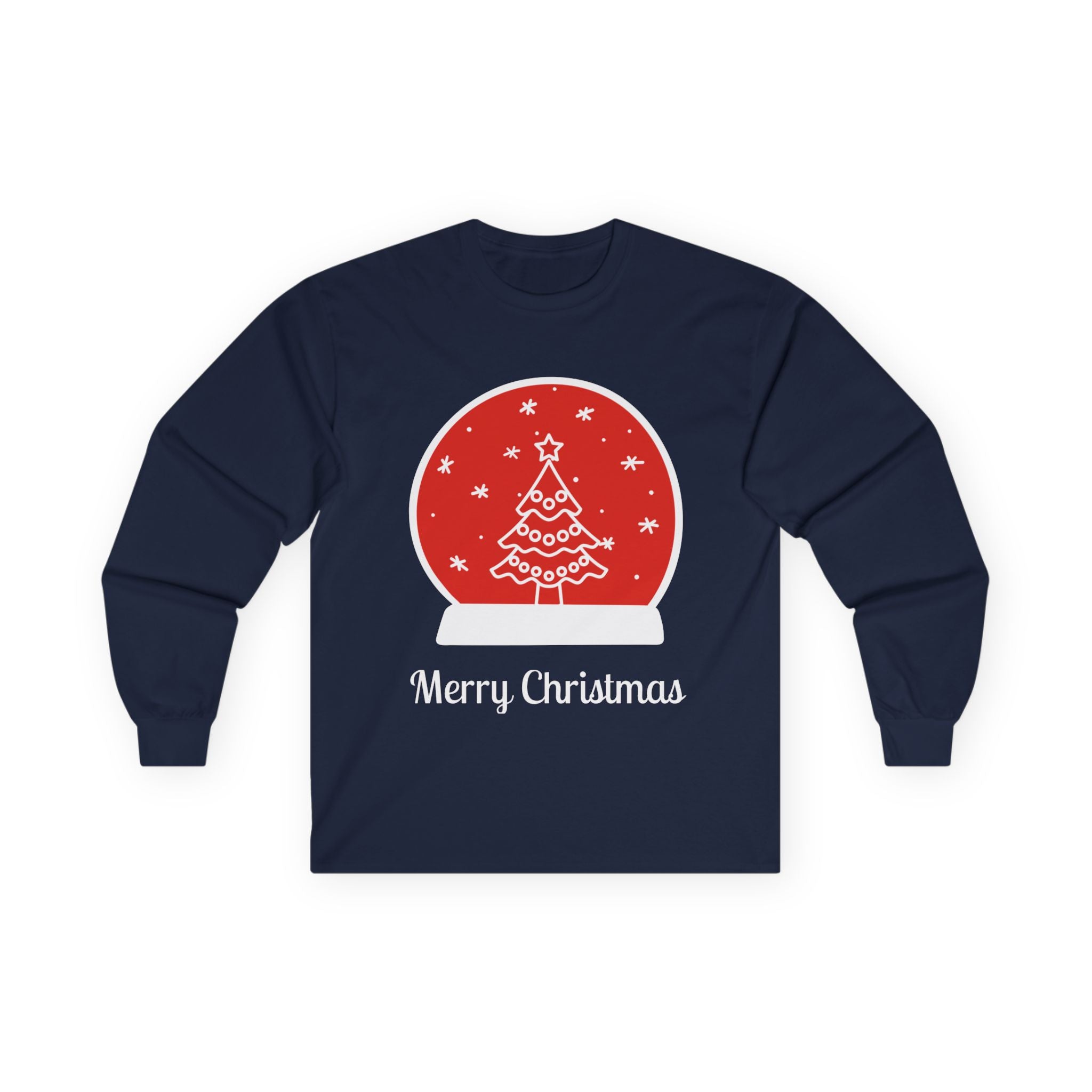 Christmas Design Cotton Long Sleeve Tee