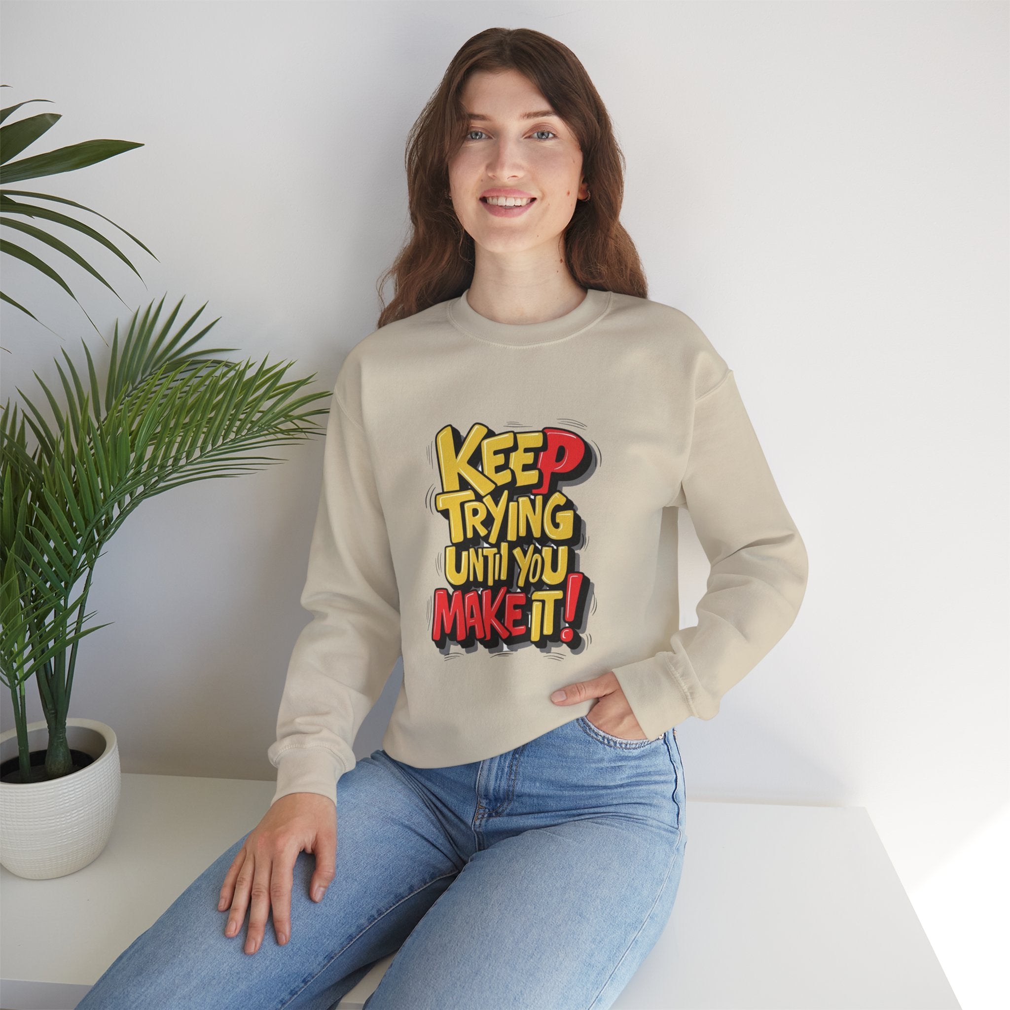 TypoGraphy Heavy Blend™ Crewneck Sweatshirt