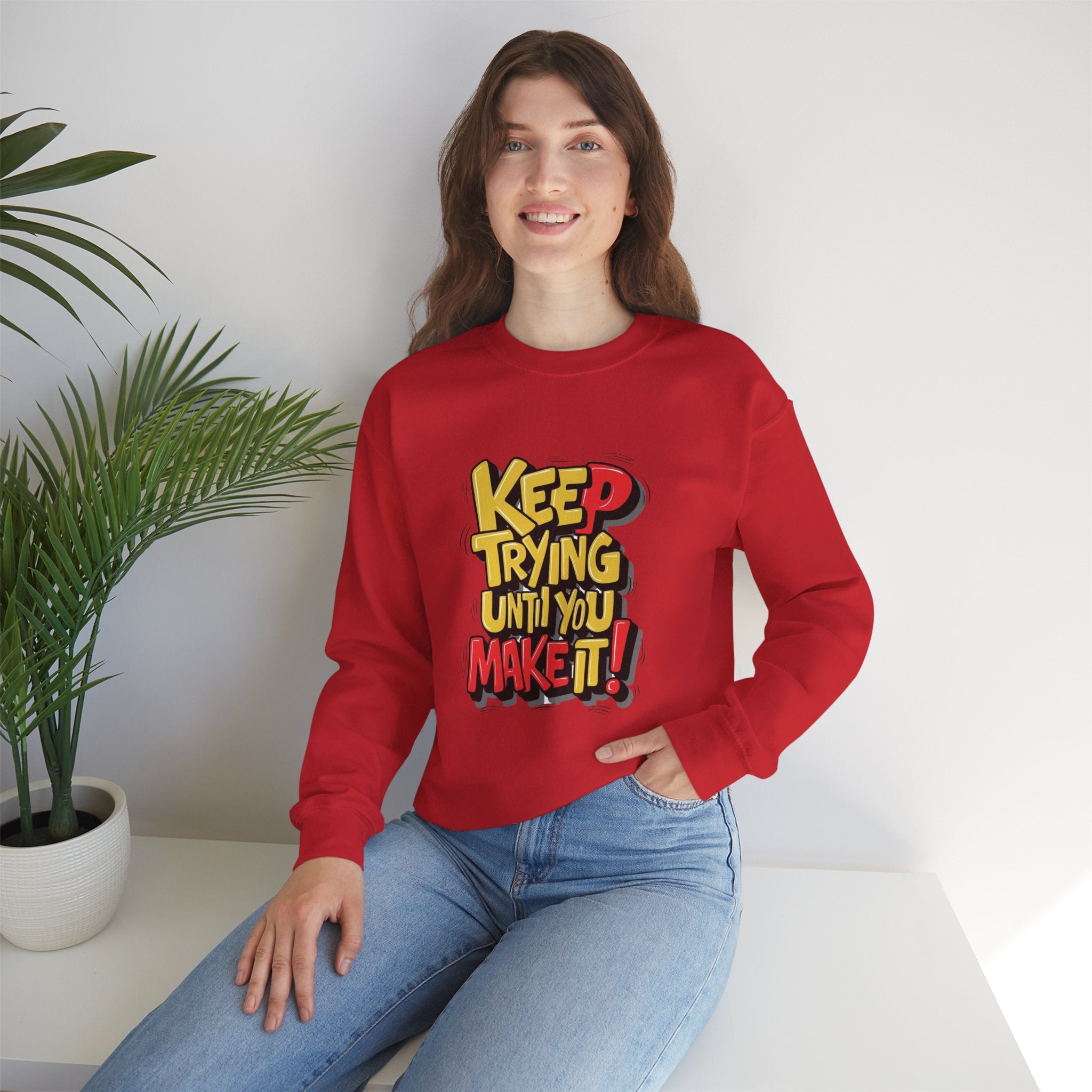 TypoGraphy Heavy Blend™ Crewneck Sweatshirt