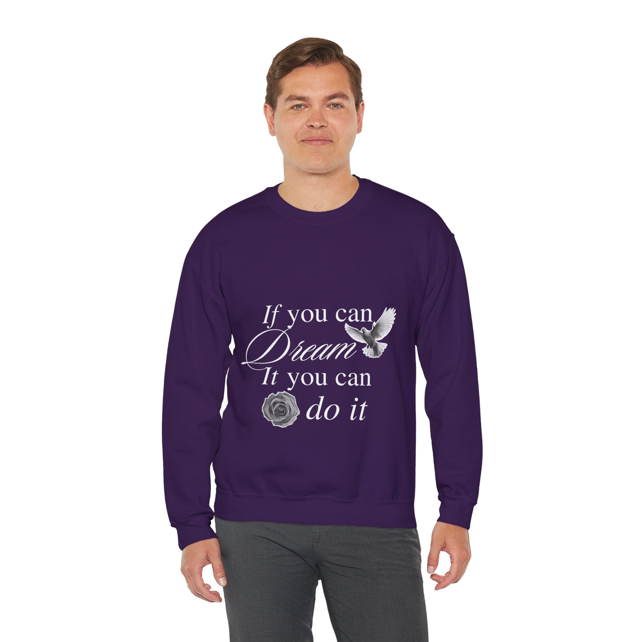 Trending Typo Design Crewneck Sweatshirt