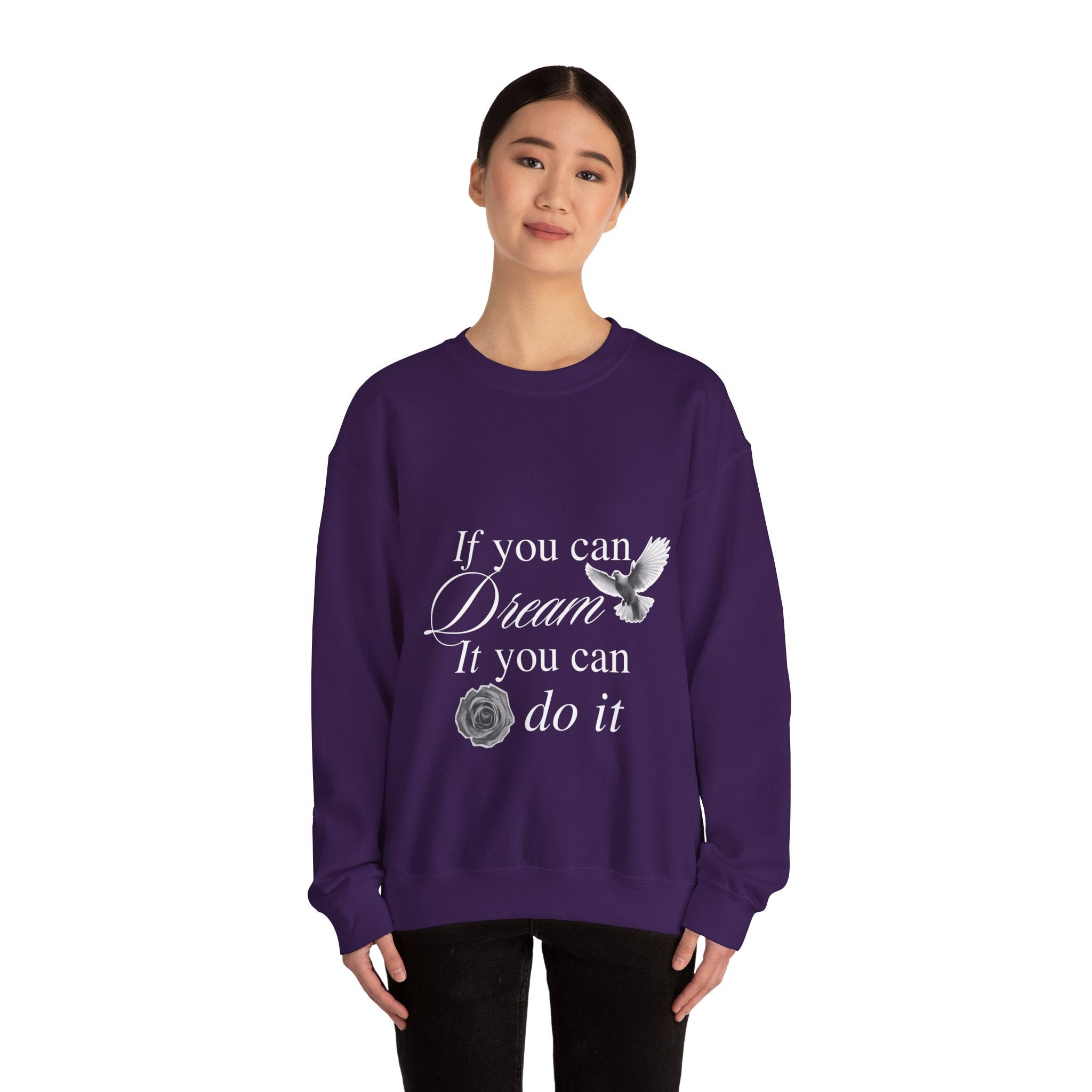 Trending Typo Design Crewneck Sweatshirt