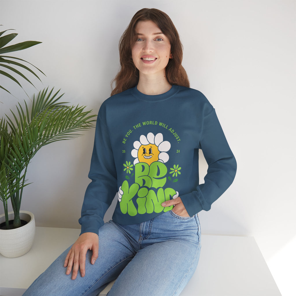 Trending Typo Design Crewneck Sweatshirt