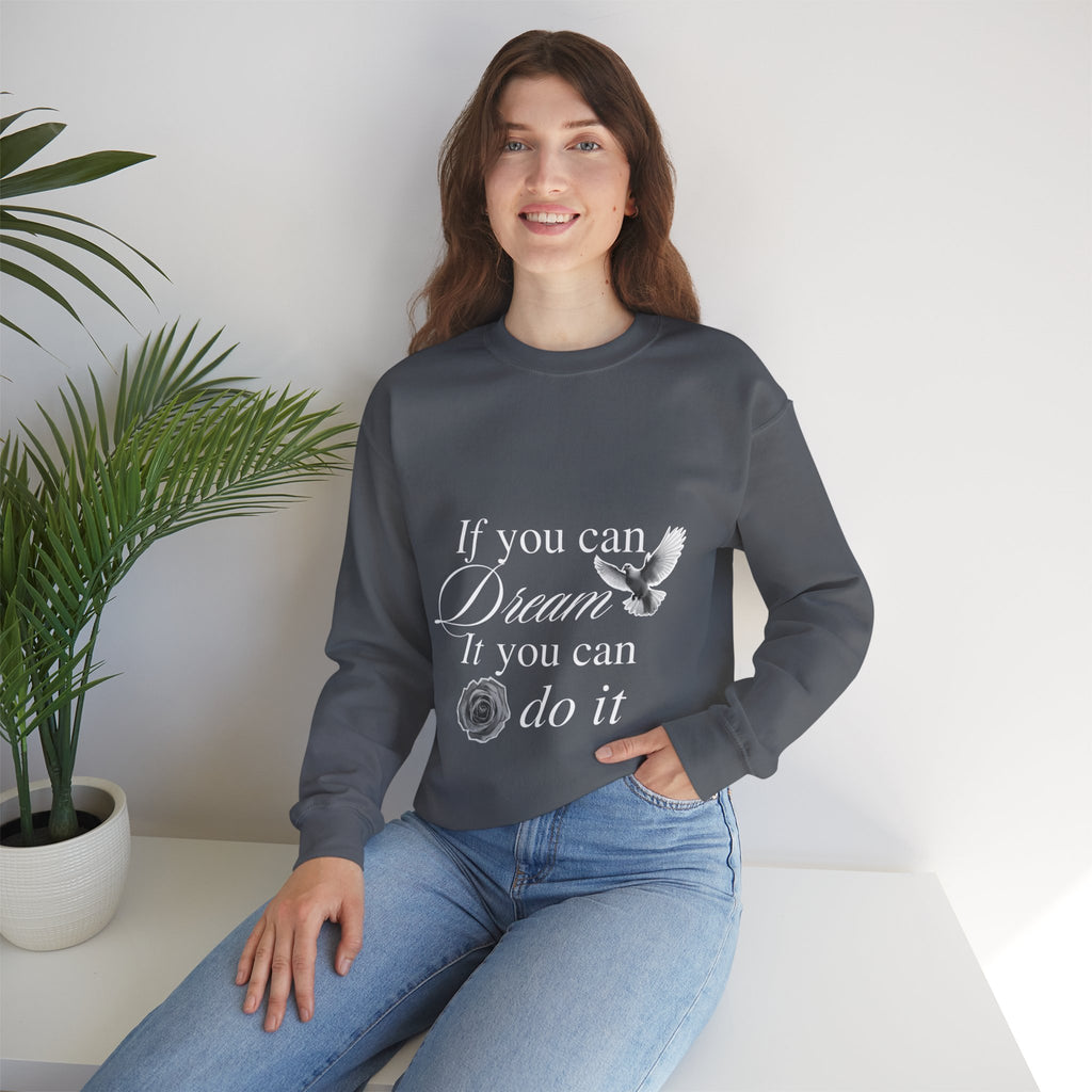 Trending Typo Design Crewneck Sweatshirt