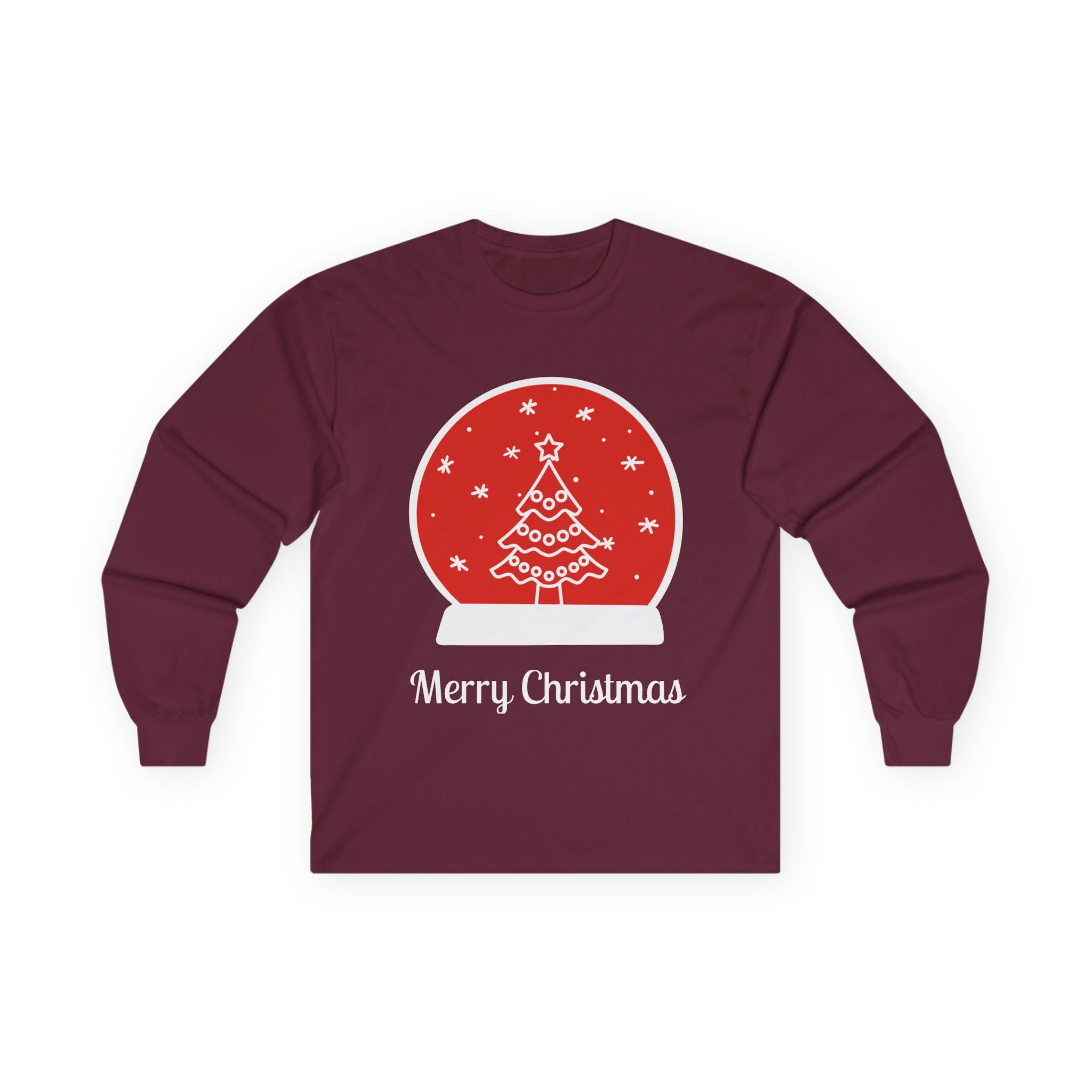 Christmas Design Cotton Long Sleeve Tee