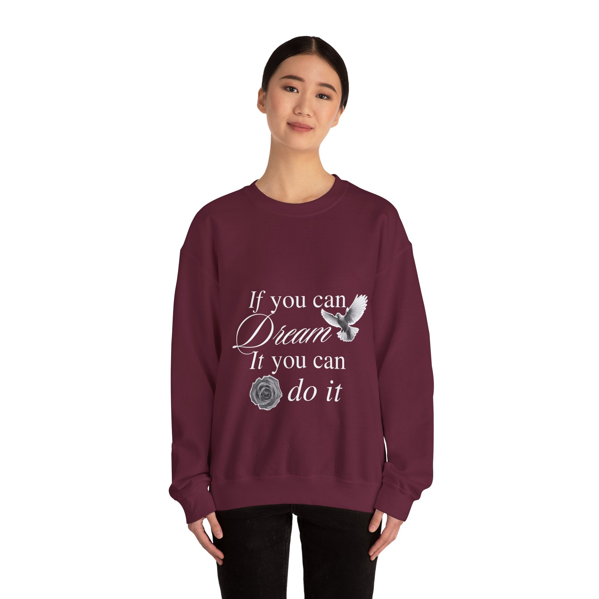 Trending Typo Design Crewneck Sweatshirt