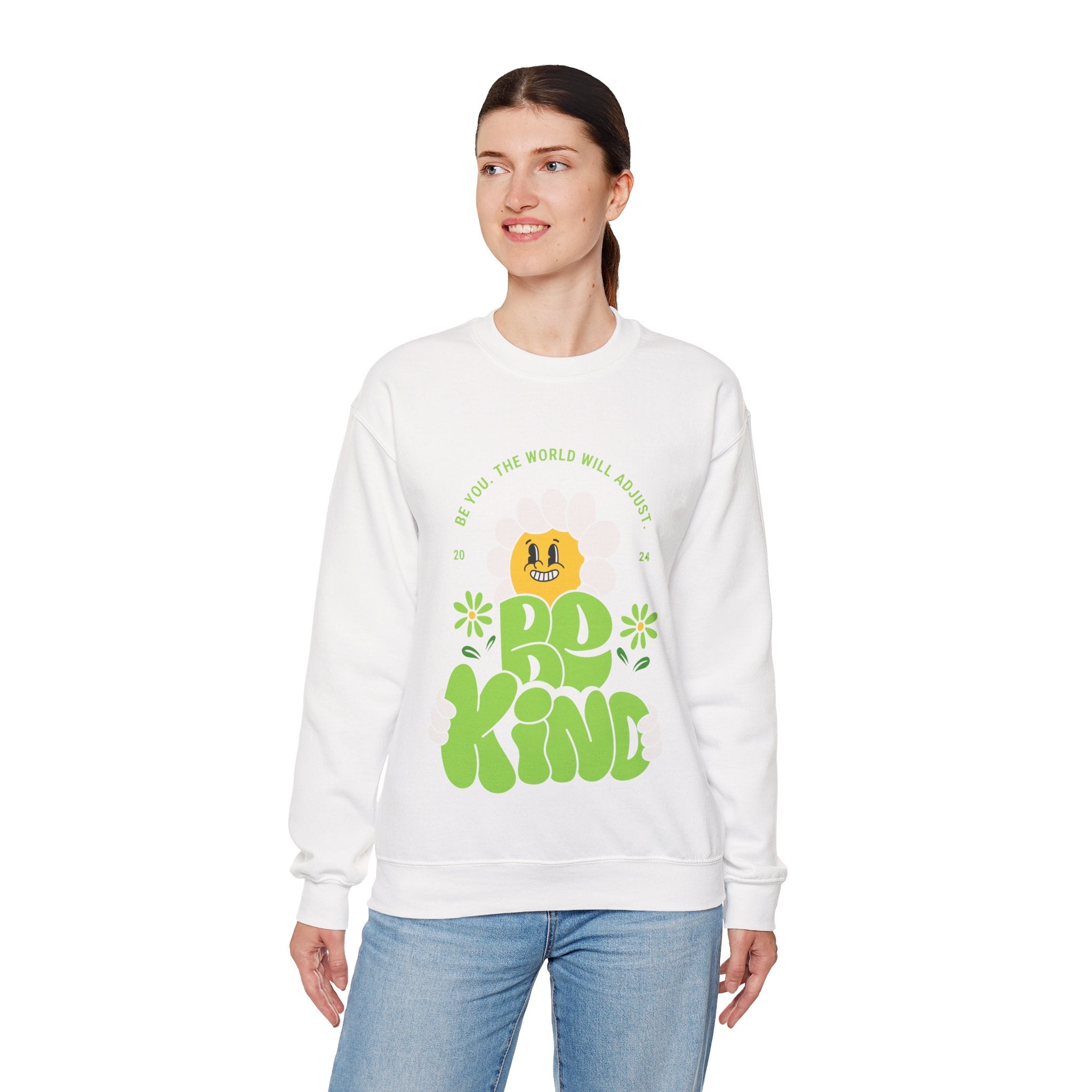 Trending Typo Design Crewneck Sweatshirt