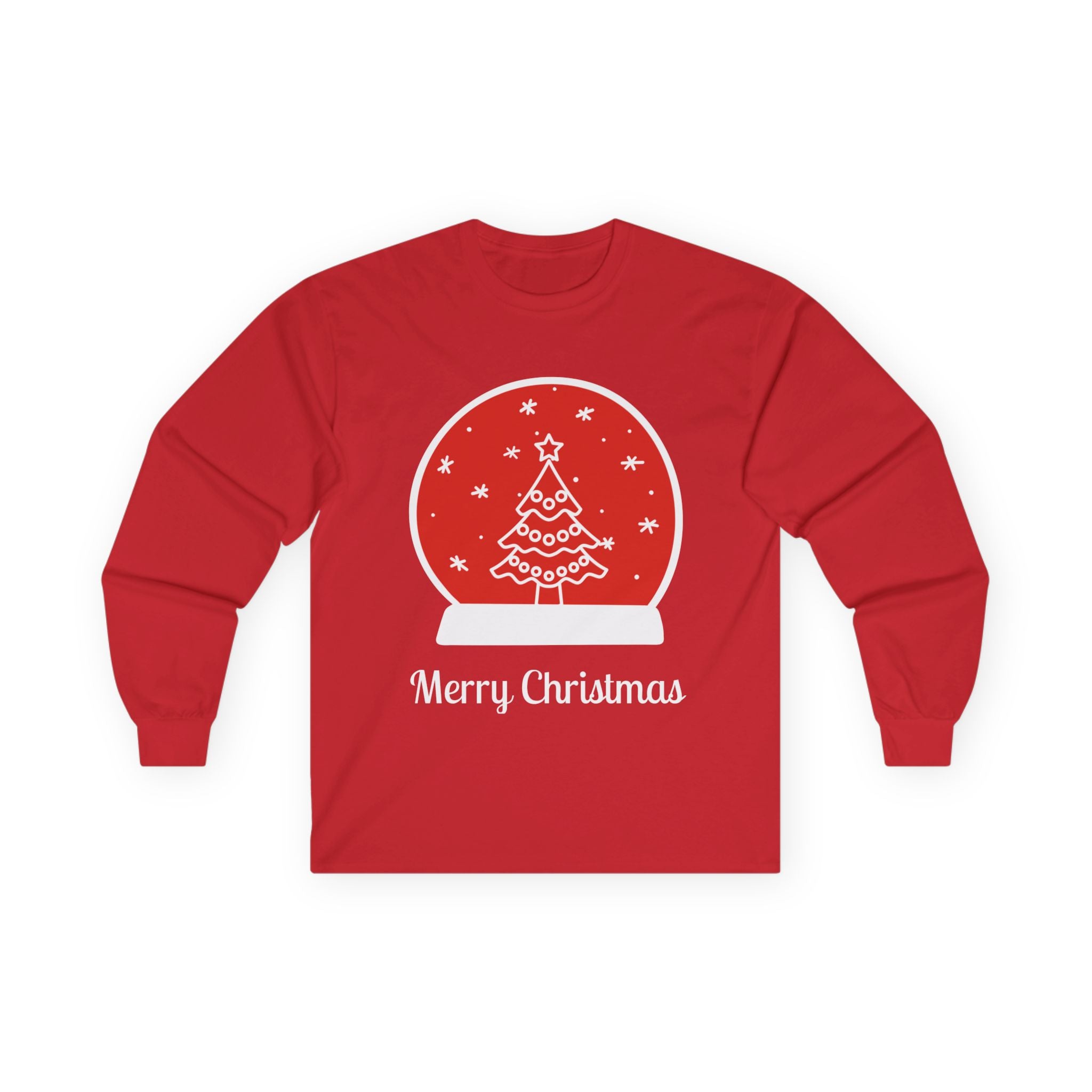 Christmas Design Cotton Long Sleeve Tee