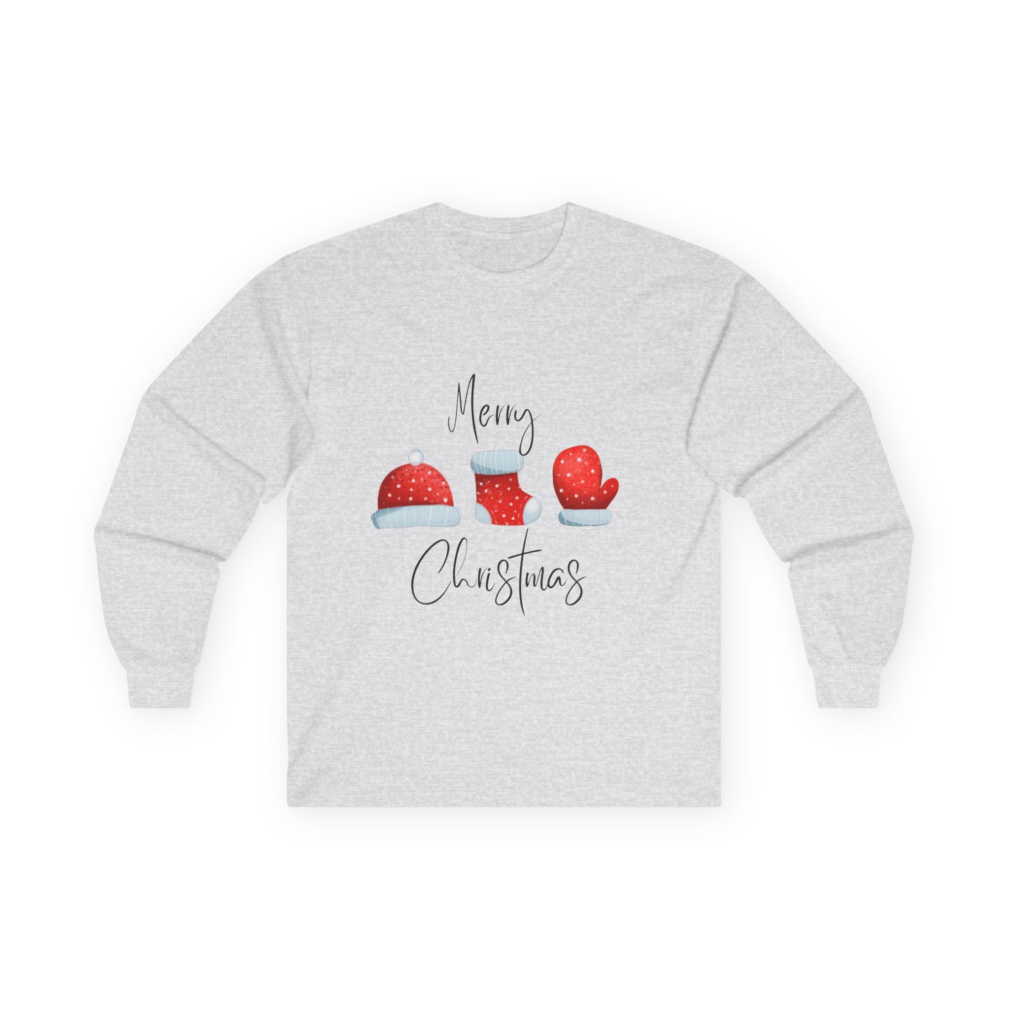 Christmas Design Cotton Long Sleeve Tee