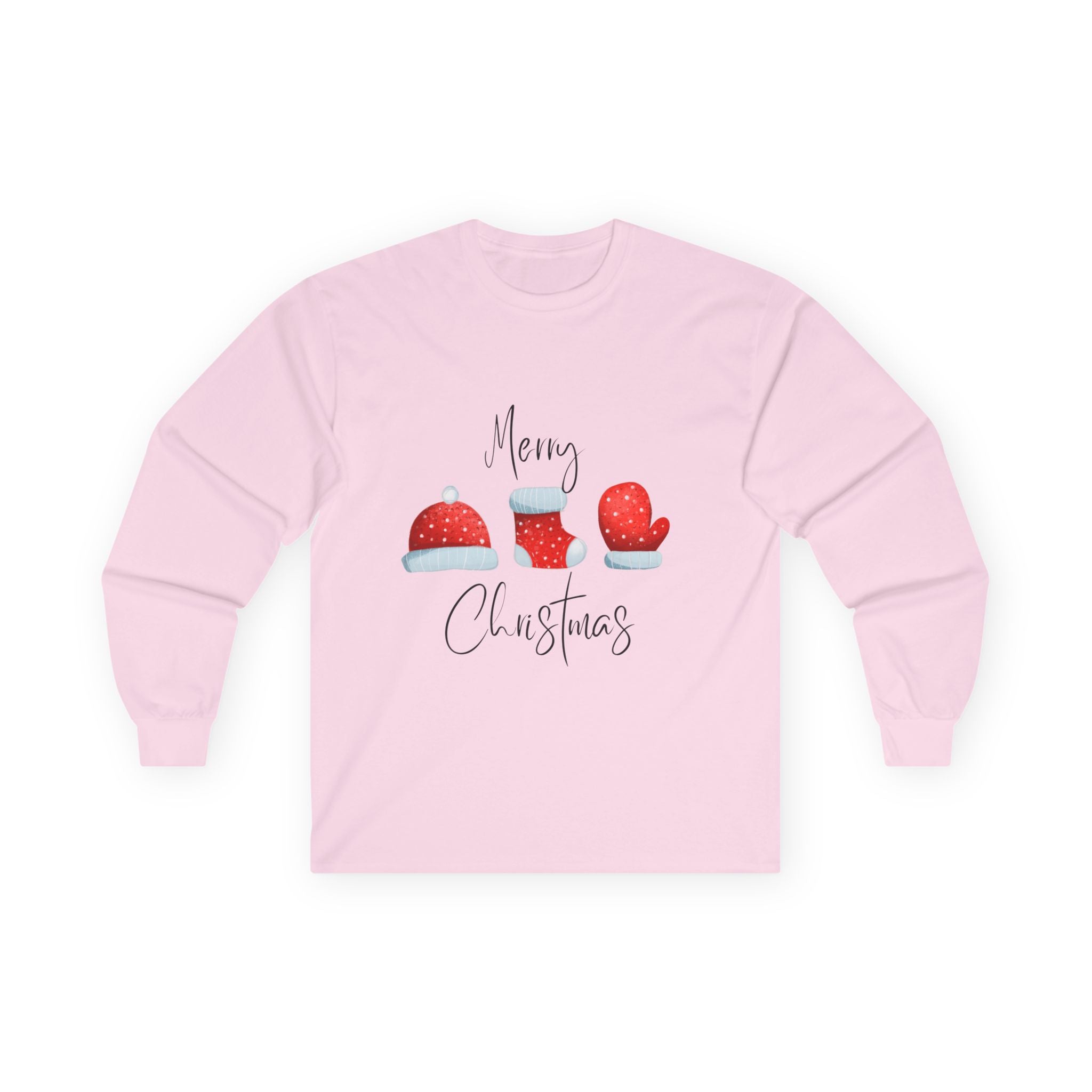 Christmas Design Cotton Long Sleeve Tee
