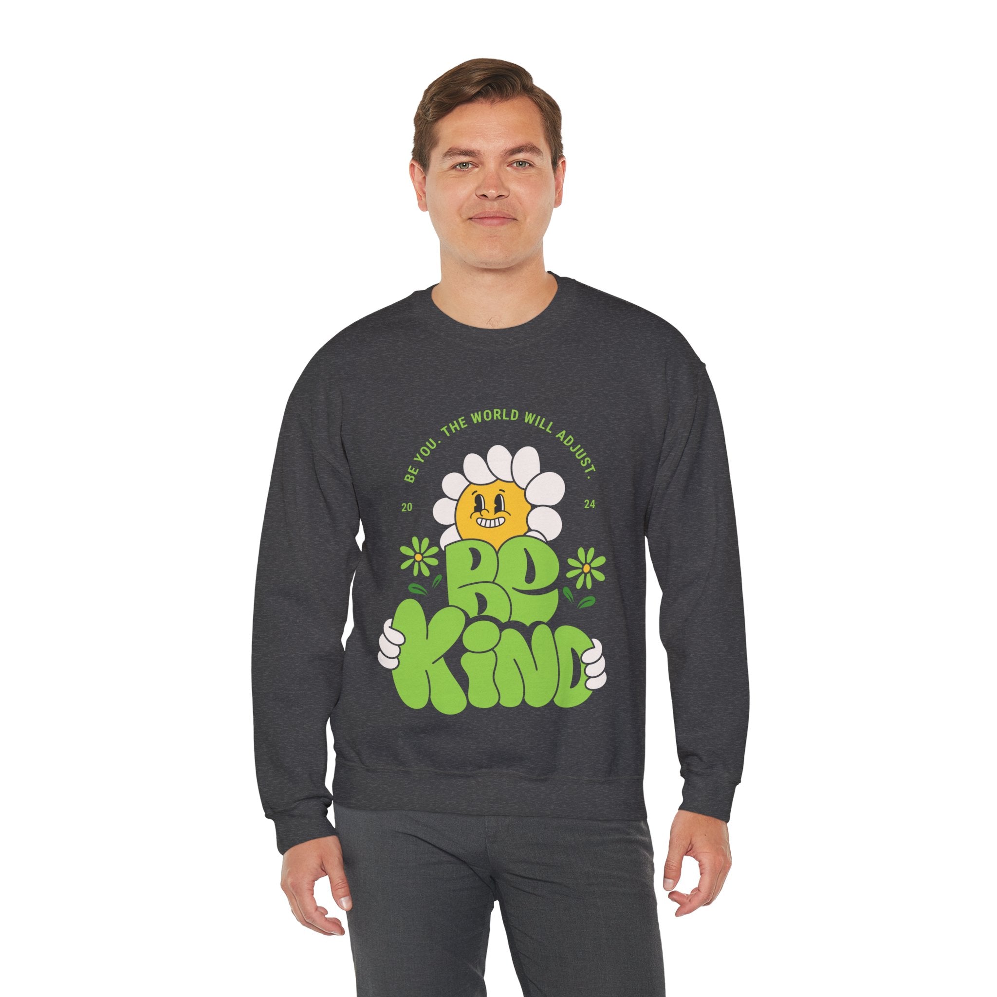 Trending Typo Design Crewneck Sweatshirt