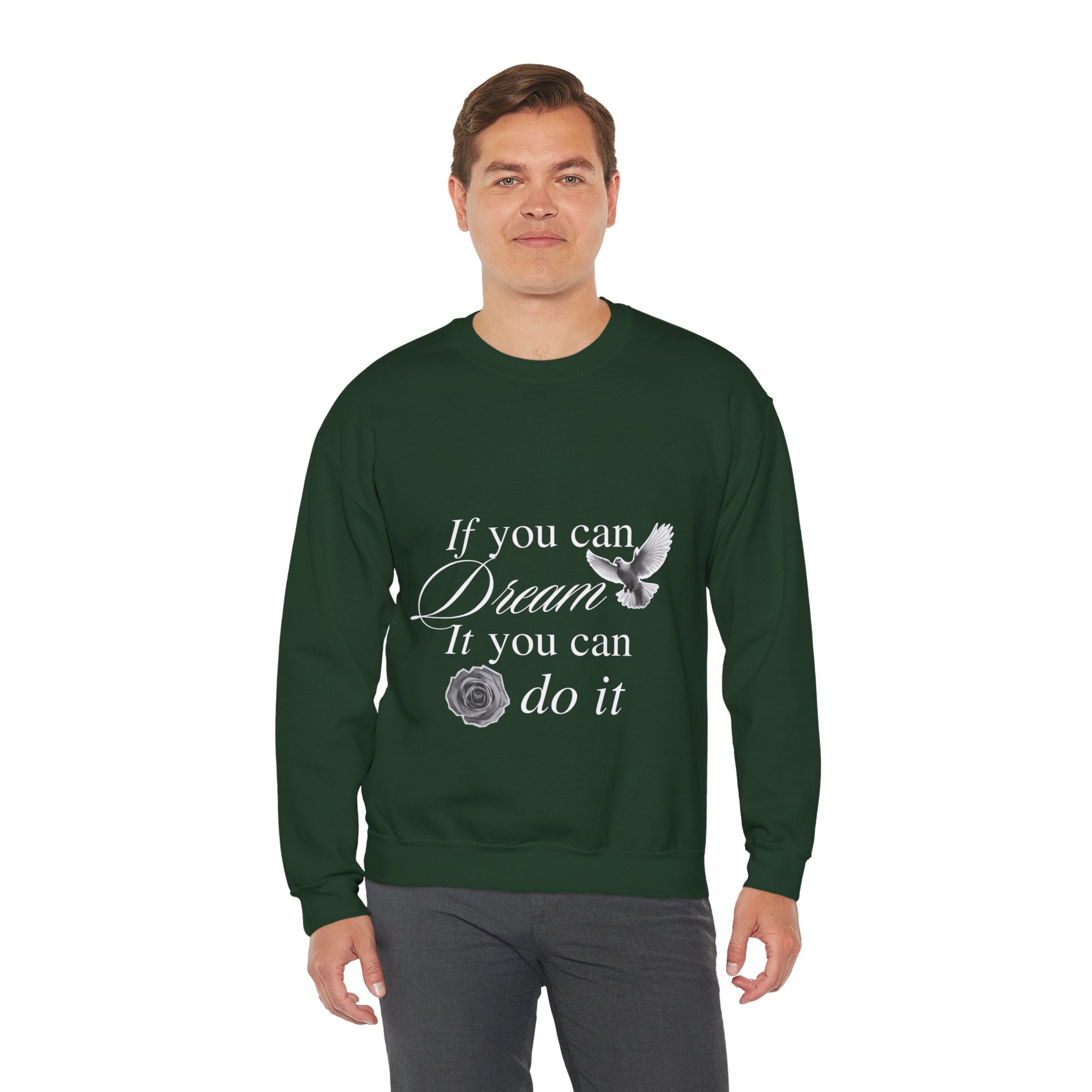 Trending Typo Design Crewneck Sweatshirt