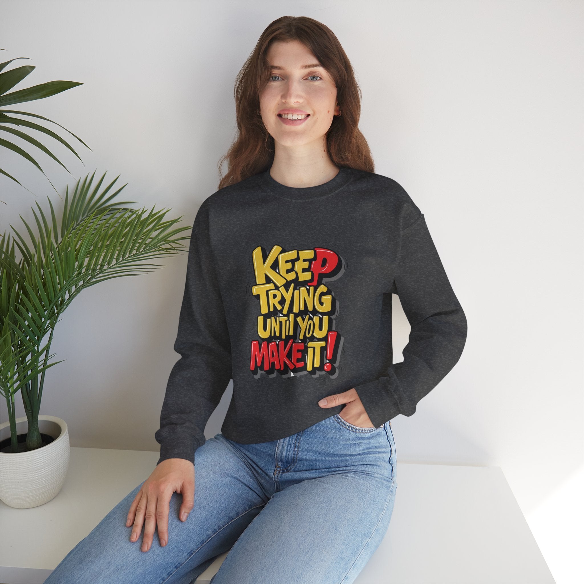 TypoGraphy Heavy Blend™ Crewneck Sweatshirt