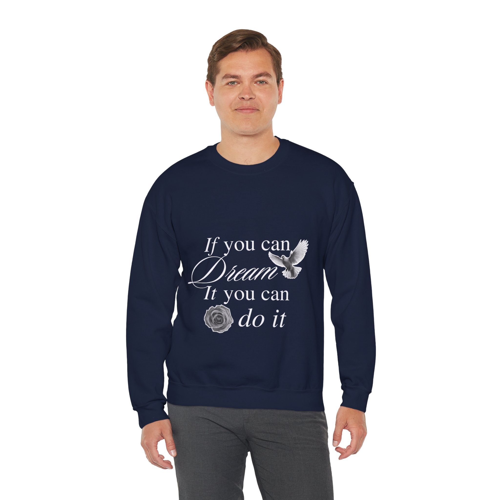 Trending Typo Design Crewneck Sweatshirt
