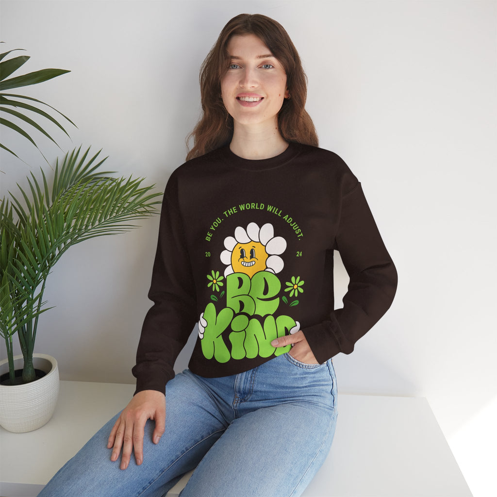 Trending Typo Design Crewneck Sweatshirt