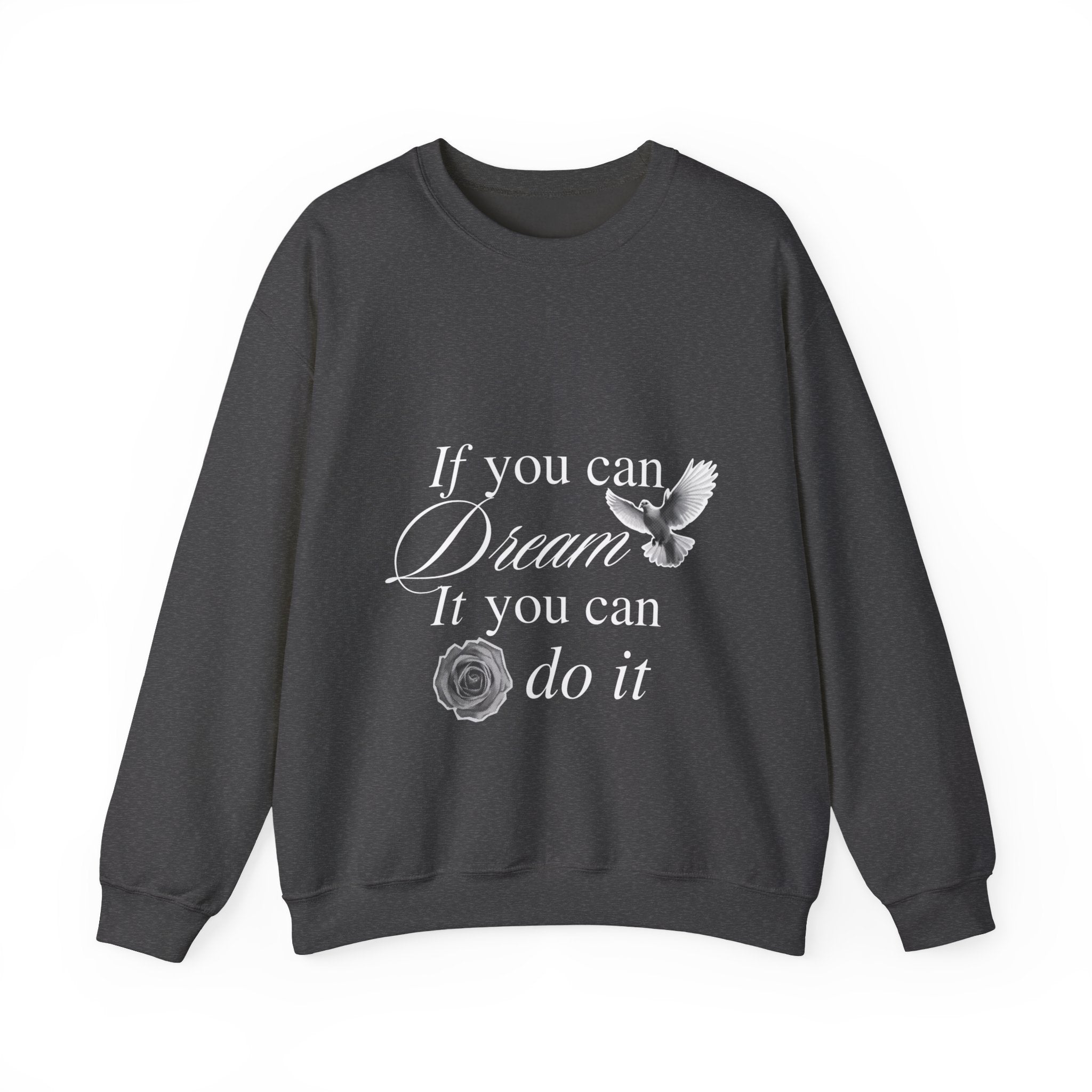 Trending Typo Design Crewneck Sweatshirt