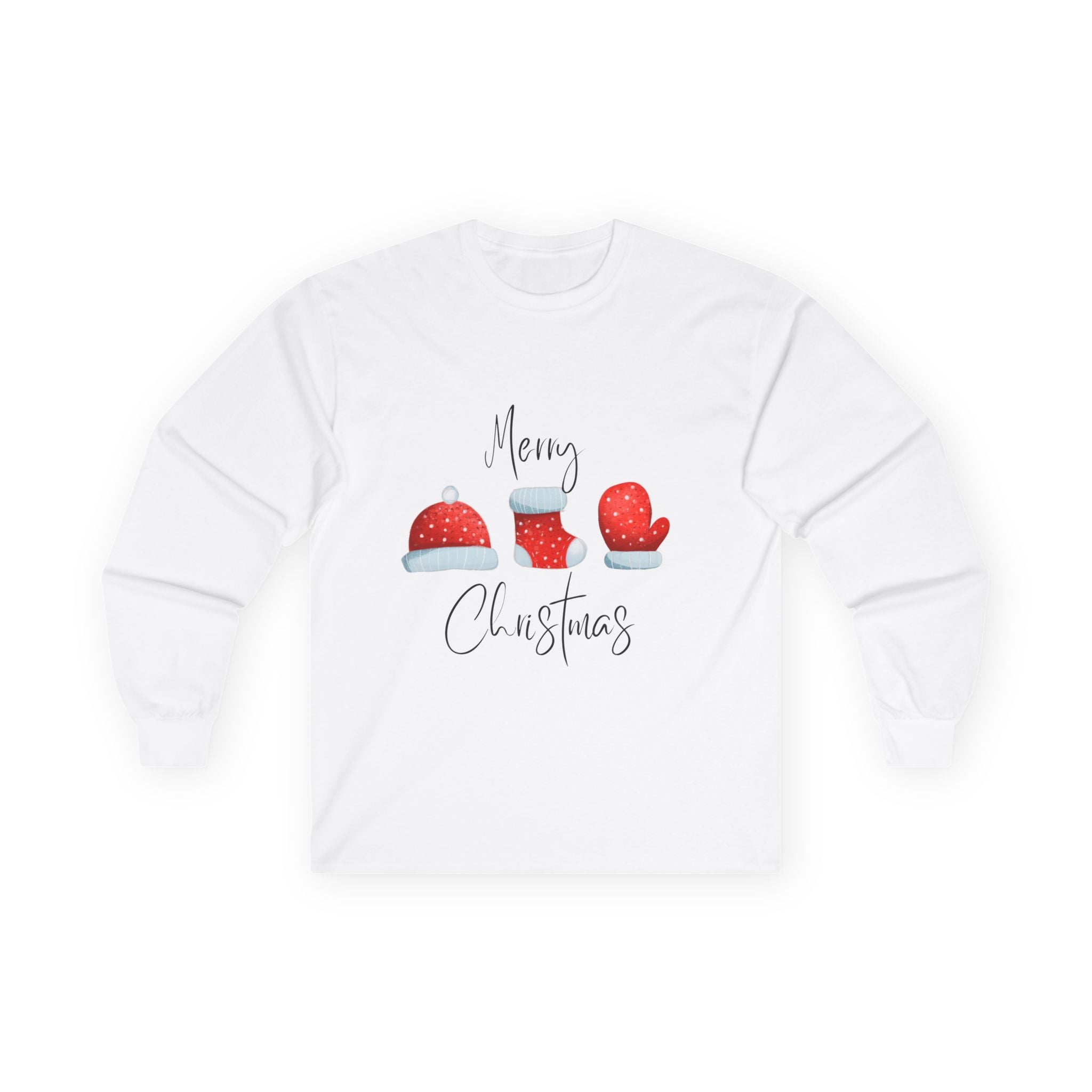 Christmas Design Cotton Long Sleeve Tee