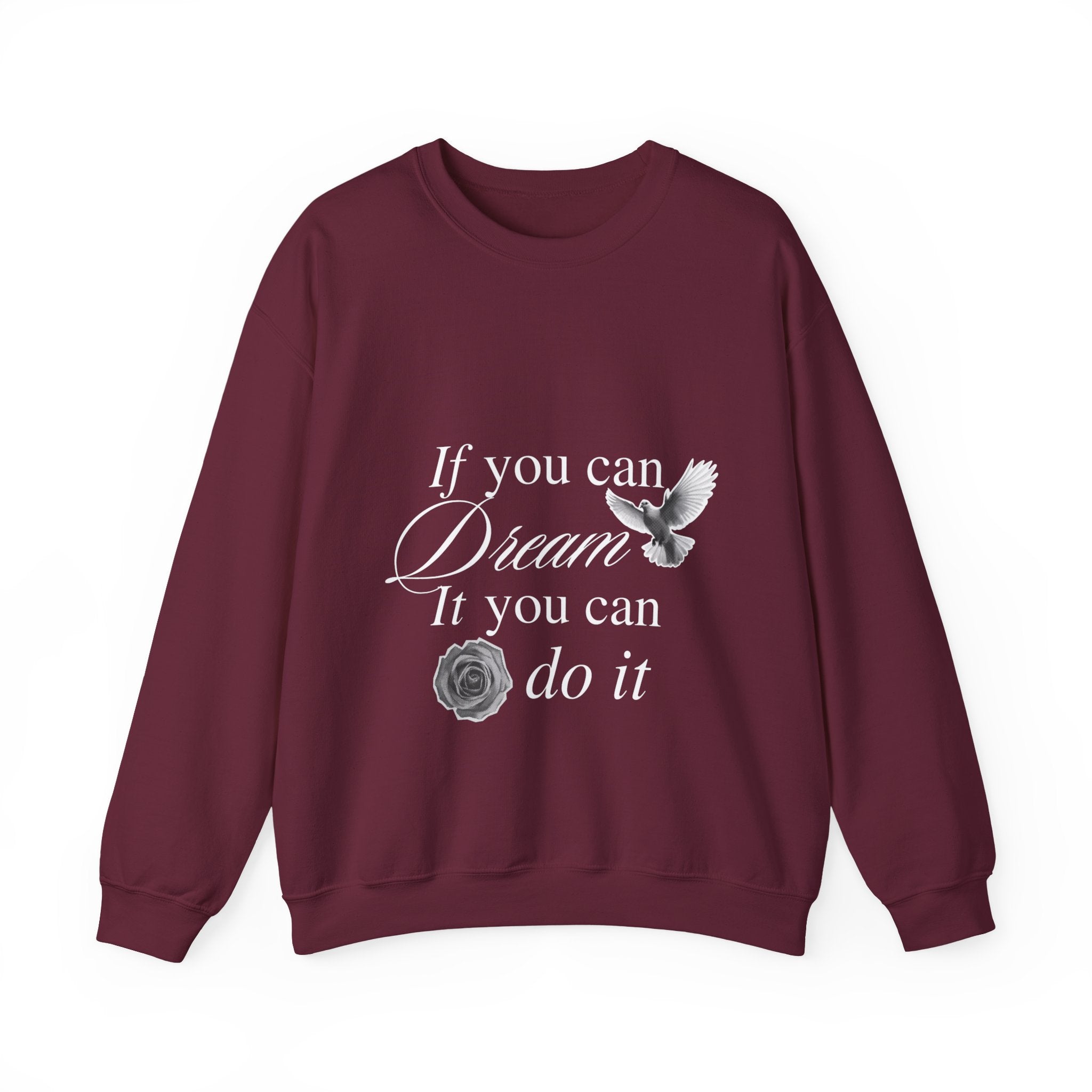 Trending Typo Design Crewneck Sweatshirt
