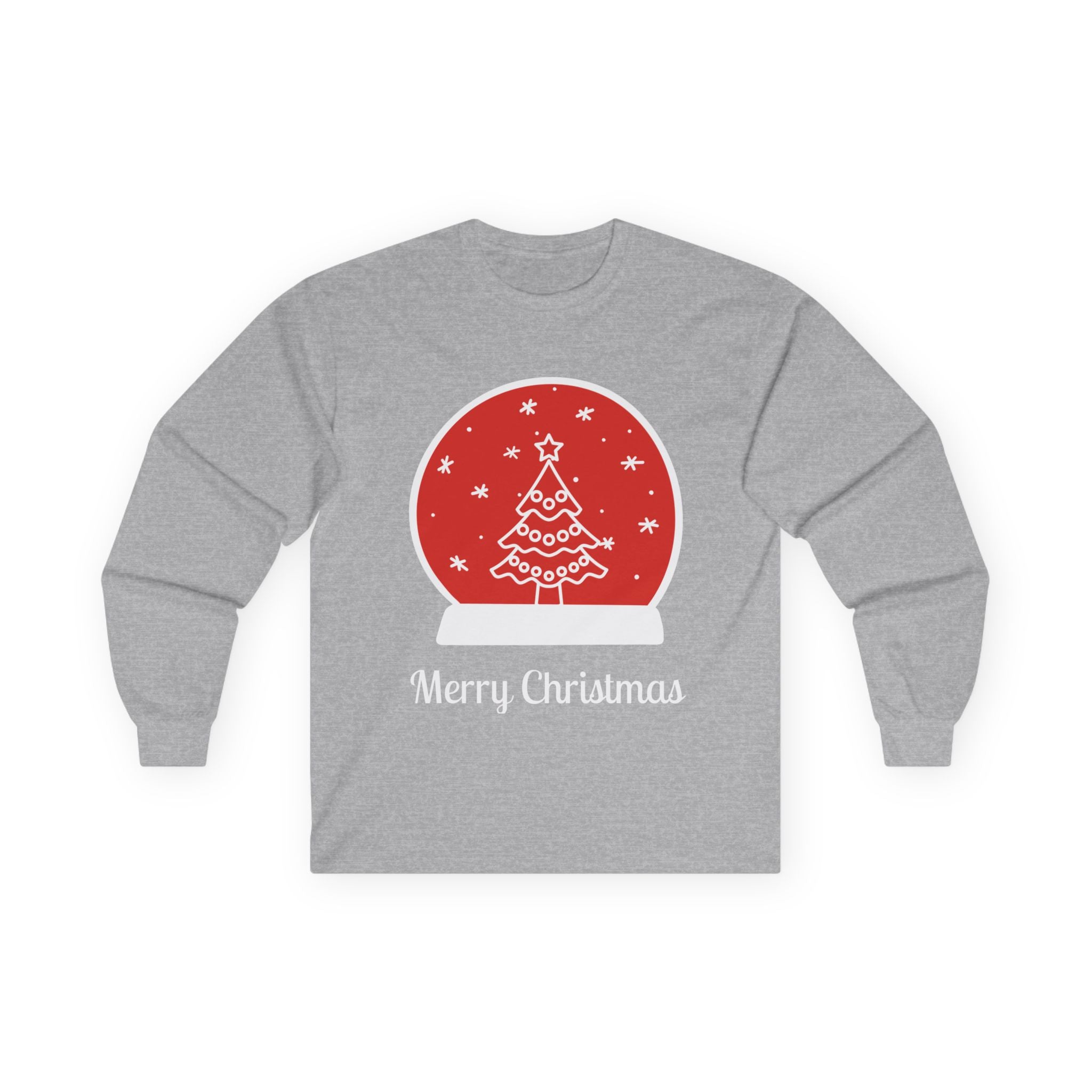 Christmas Design Cotton Long Sleeve Tee