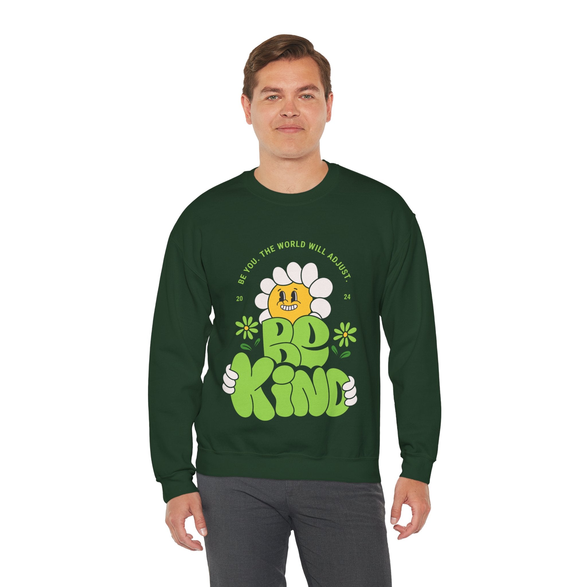 Trending Typo Design Crewneck Sweatshirt