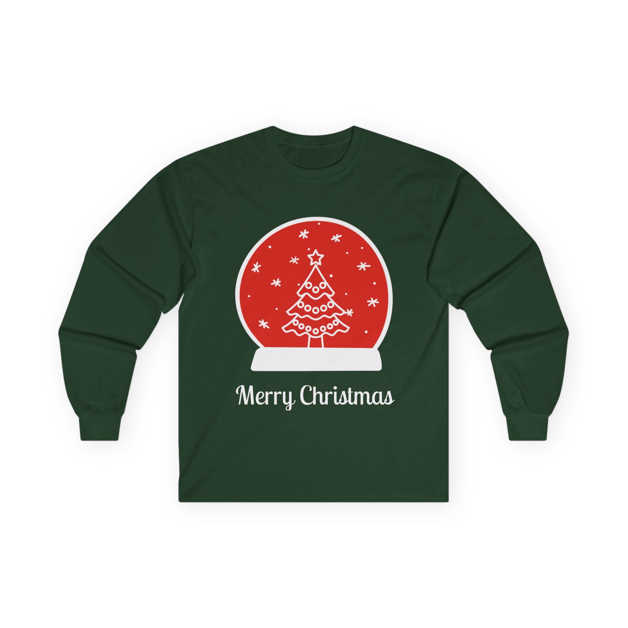 Christmas Design Cotton Long Sleeve Tee