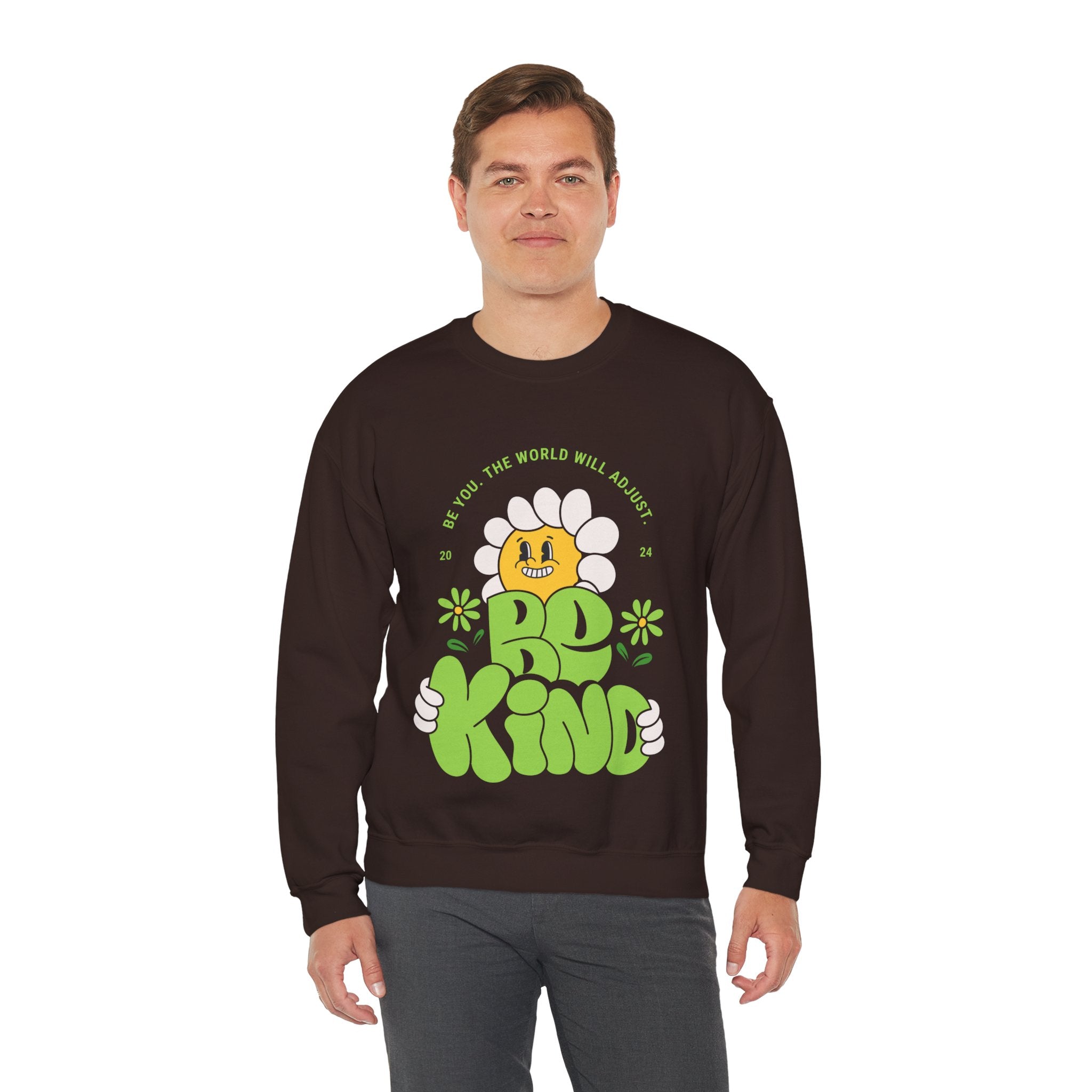 Trending Typo Design Crewneck Sweatshirt