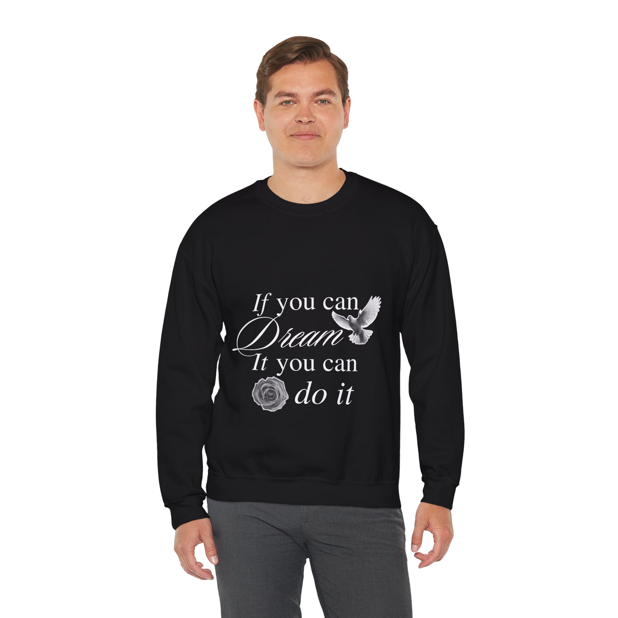 Trending Typo Design Crewneck Sweatshirt