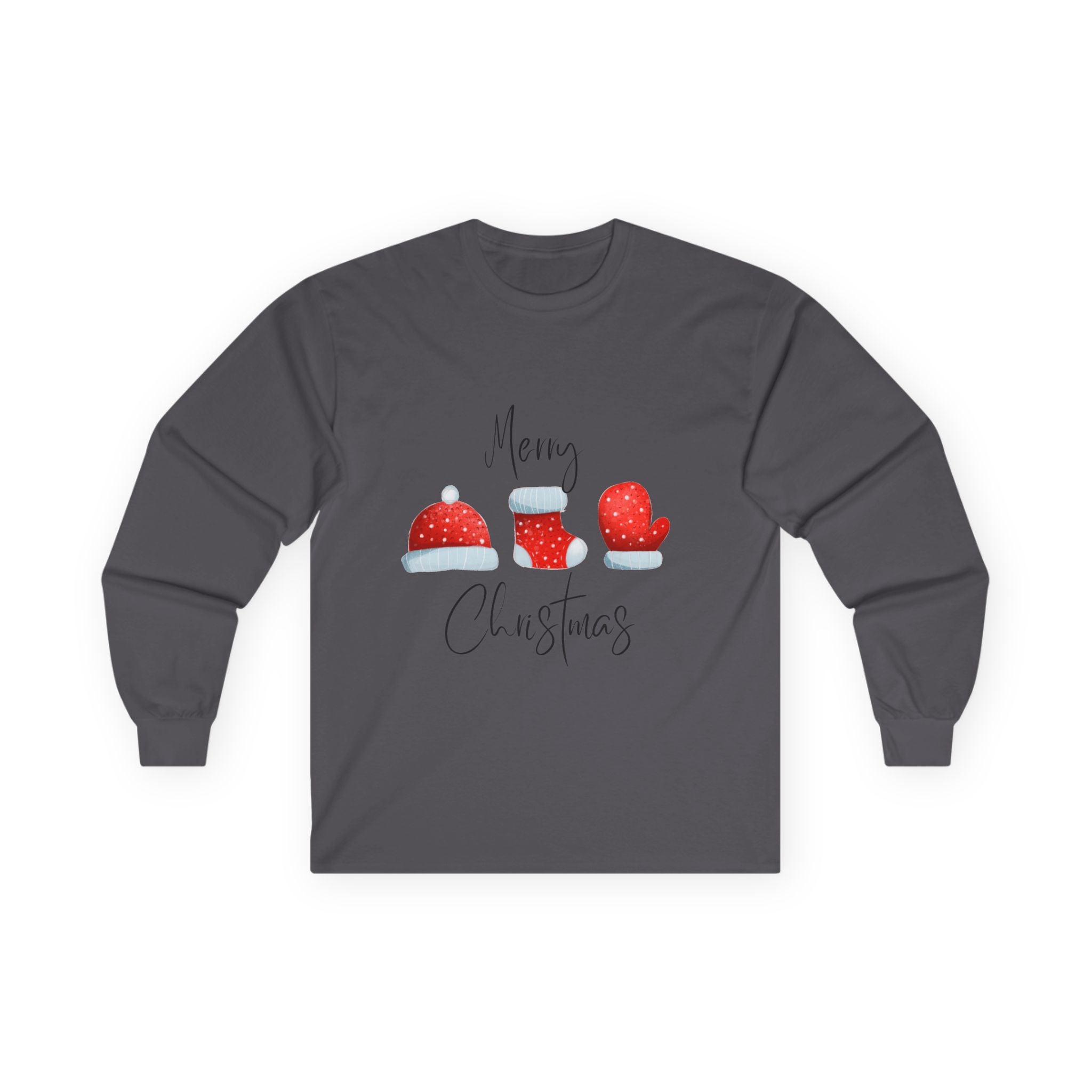 Christmas Design Cotton Long Sleeve Tee