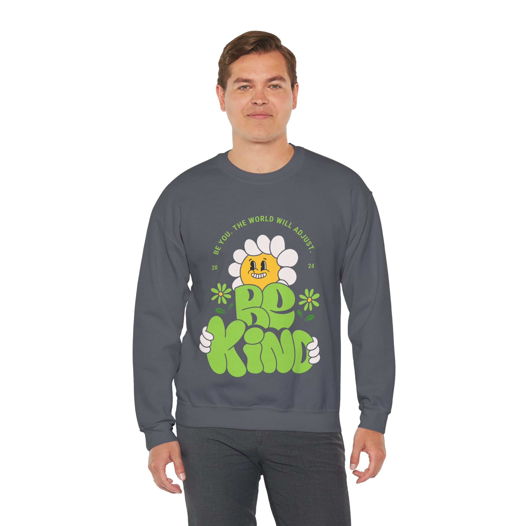 Trending Typo Design Crewneck Sweatshirt