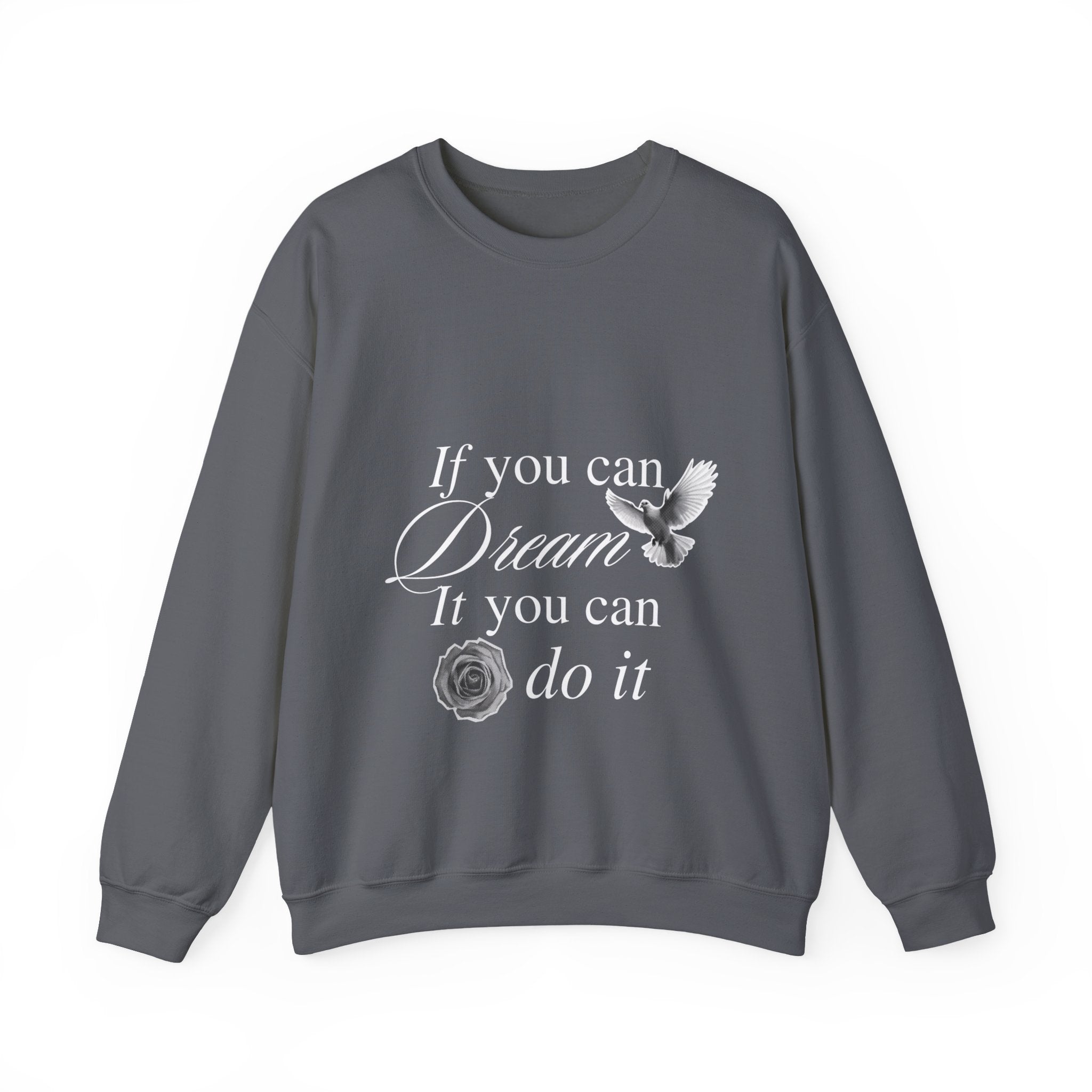 Trending Typo Design Crewneck Sweatshirt